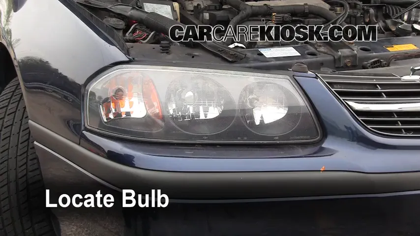 2001 Chevrolet Impala 3.4L V6 Luces Luz de estacionamiento (reemplazar foco)